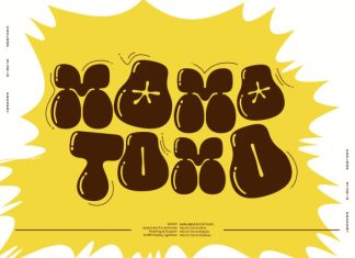 MOMO TOMO – Graffiti Pop Bubble Font preview image 1