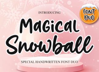 Magical Snowball Font preview image 1