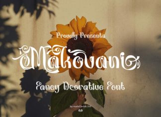 Makovani – Fancy Font preview image 1