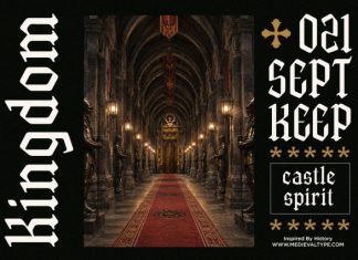 Malthon – Medieval Blackletter Font preview image 2