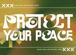 Maritime Network – Psychedelic Font preview image 3