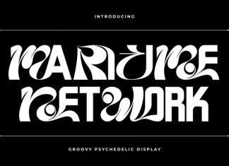 Maritime Network – Psychedelic Font preview image 1