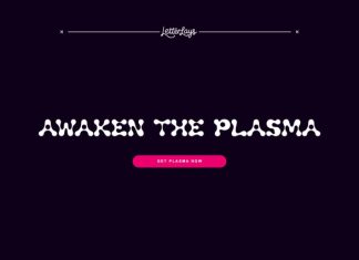 Melted Plasma Font preview image 2