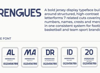 Merengues Font preview image 2