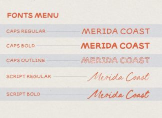 Merida Coast Font Collection preview image 3