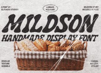 Mildson – Handmade Display Font preview image 1