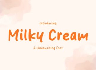 Milky Cream Font preview image 1