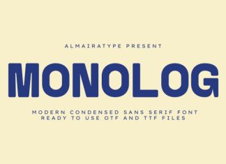 Monolog Font preview image 1