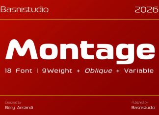 Montage Sans Font preview image 1