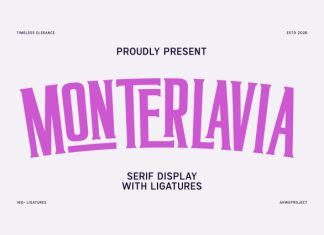 Monterlavia Font preview image 1