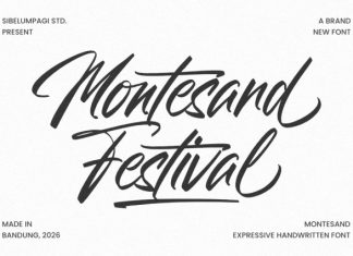 Montesand Font preview image 1