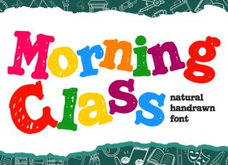 Morning Class Font preview image 1