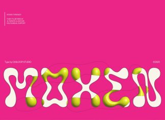 Moxen – Liquid Wavy Bubble Font preview image 1