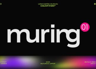Muring 01 Font Family preview image 1
