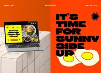 Myako – Bold Inktrap Font preview image 3