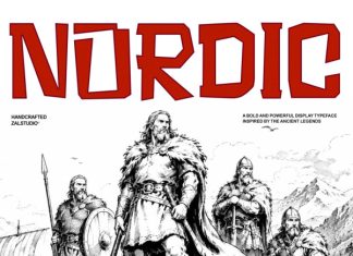 NORDIC – DISPLAY BOLD TYPEFACE Font preview image 1