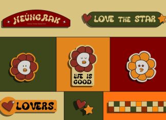 Neung Rak Display Typeface Font preview image 2
