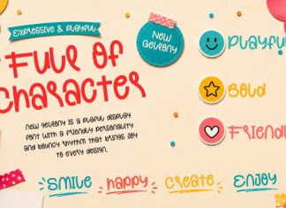 New Gellony – Cheerful Display Font preview image 3