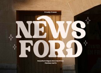 Newsford – Elegant Retro Serif Font preview image 1