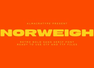Norweigh Font preview image 1