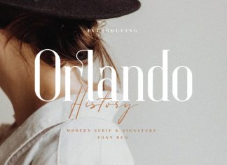 Orlando History – Modern Serif Font Duo preview image 1