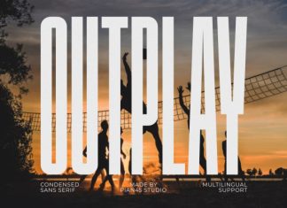 Outplay – Condensed Sans Serif Font preview image 1