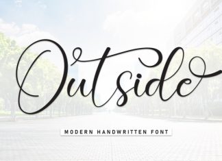 Outside Font preview image 1