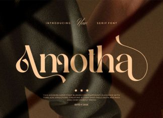 Amotha || Modern Classy Serif Font preview image 1
