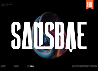 Sansbae || Modern Futuristic Condensed Display Font preview image 1
