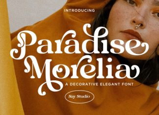 Paradise Morelia – Decorative Elegant Font preview image 1