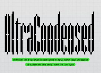 Pixel Condensed Pixelated Condensed Font preview image 3