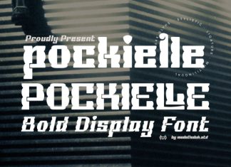 Pockielle – Bold Display Font preview image 1