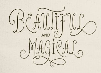 Poetry Velvet Curly Display Font preview image 2