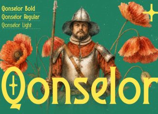 Qonselor – Medieval Serif Font preview image 1