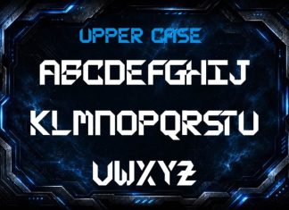 QuantumRealm – Futuristic Gaming Font preview image 3