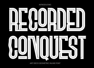 RECORDED CONQUEST – CONDENSED FONT preview image 1