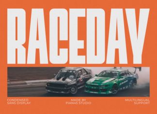 Raceday – Sports Condensed Font preview image 1