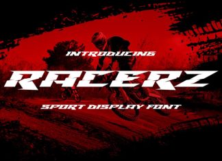 Racerz – Sport Display Font preview image 1