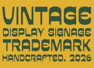 Ramonta – Vintage Display Typeface Font preview image 2