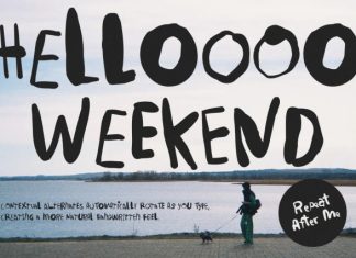 Repeat After Me – Messy Handwriting Font preview image 1