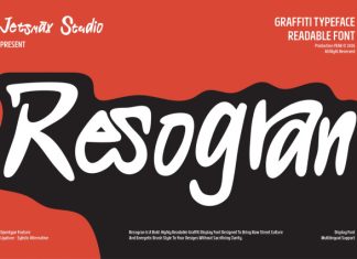 Resogran Font preview image 1