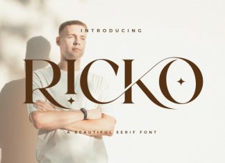 Ricko – Beautiful Serif Font preview image 1