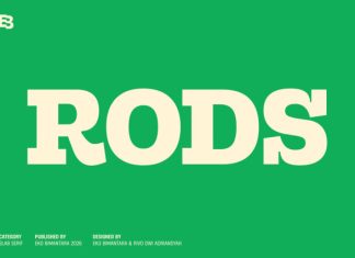 Rods Font preview image 1