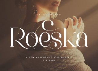 Roeska – Modern Serif Font preview image 1