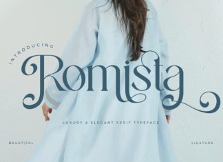 Romista – Luxury Elegant Serif Font preview image 1