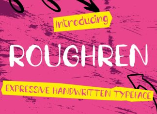 Roughren Font preview image 1