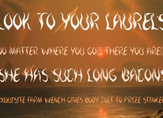 Royal Inferno Font preview image 3