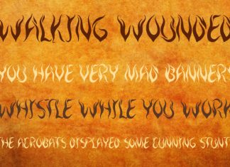 Royal Inferno Font preview image 2