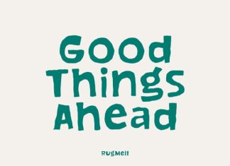 Rugmelt Rugged Messy Display Font preview image 2
