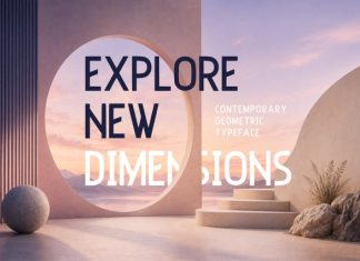 RUVENA — Modern Experimental Display Font preview image 3